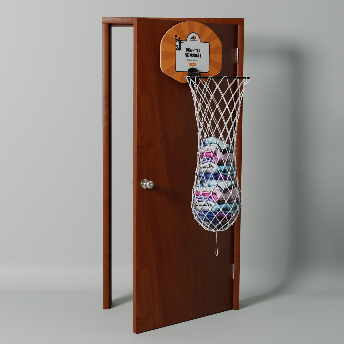 Panier à linge "Dunk Tes Fringues" Smousse Ball