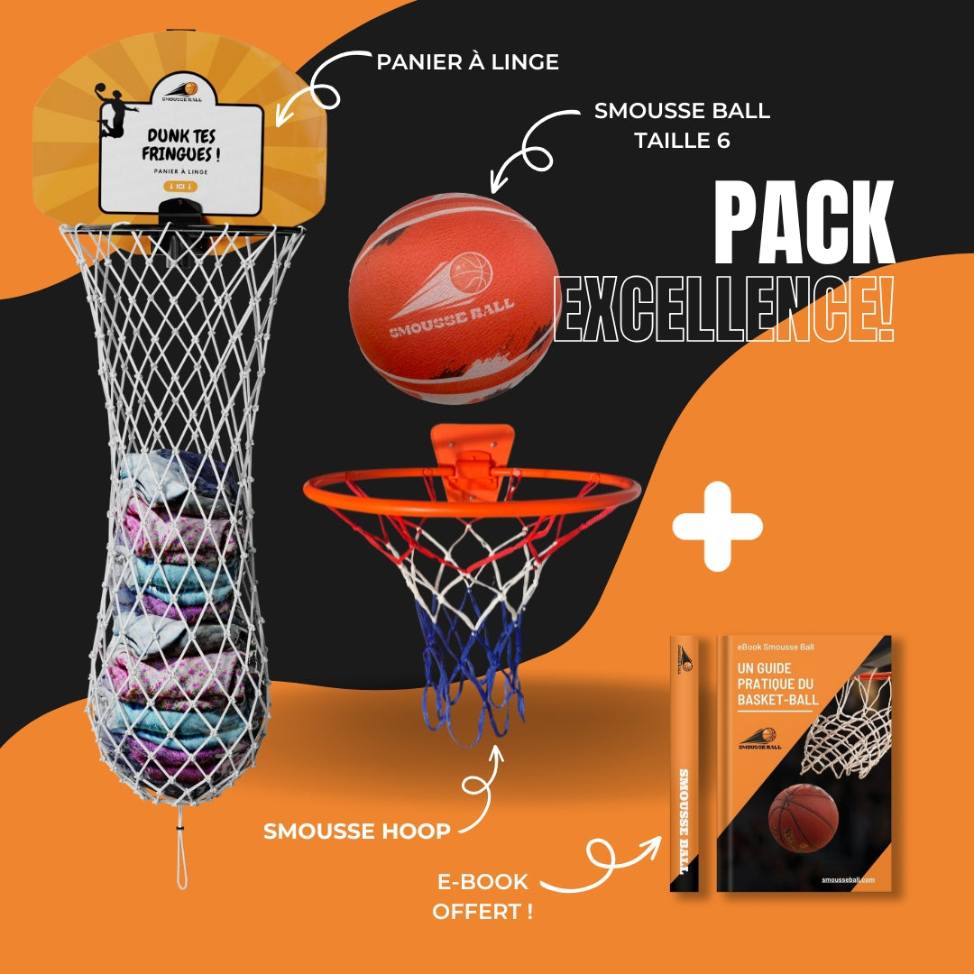 Pack Excellence (Panier à linge / Smousse Ball / Smousse Hoop) + E-Book