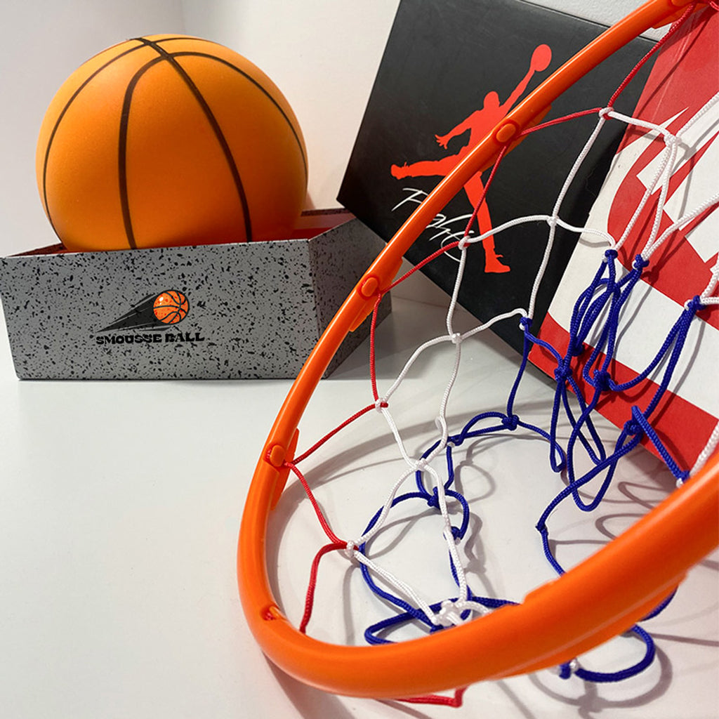 Ballon De Basket En Mousse Silencieux - Taille 5 Et 7 - Pour Intérieur Et Extérieur, Antidérapant - 6